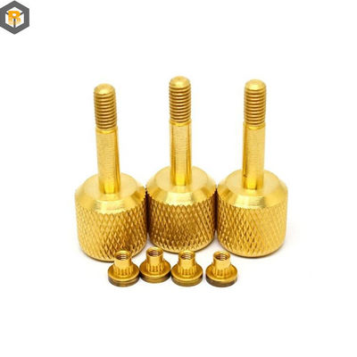 Высокоточный специальный спираль из сплава Pin Knurled Nut Screw для деталей фрезерной обработки CNC-вертового станка