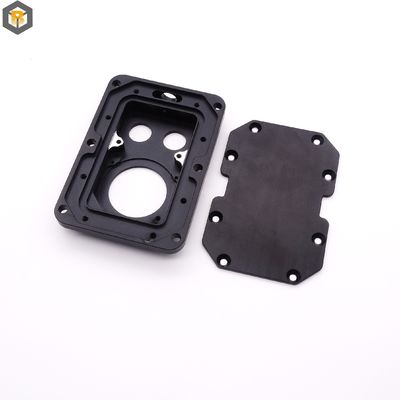 Заказ 2D / 3D / Drawing CNC Machining Алюминий 6061 7075 Запасная часть с черным анодированным