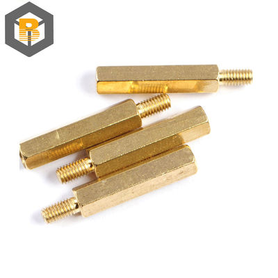 Металлическая нить Hex M6 Bolt Spacer Machine Часть для заказчика по 2D / 3D / рисунку