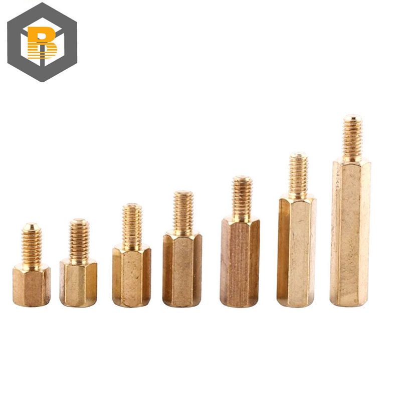 Металлическая нить Hex M6 Bolt Spacer Machine Часть для заказчика по 2D / 3D / рисунку